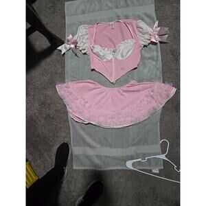 Roma Hollywood Pink and White Playboy Bunny Halloween